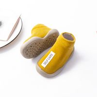 Kid'S Basic Solid Color Round Toe Sock Shoes main image 3