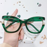 Hip-hop Exaggerated Punk Solid Color Pc Square Full Frame Optical Glasses main image 2