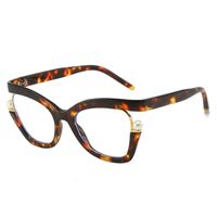 Hip-hop Exaggerated Punk Solid Color Pc Square Full Frame Optical Glasses sku image 4