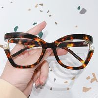 Hip-hop Exaggerated Punk Solid Color Pc Square Full Frame Optical Glasses main image 3