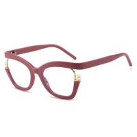 Hip-hop Exaggerated Punk Solid Color Pc Square Full Frame Optical Glasses sku image 3