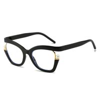 Hip-hop Exaggerated Punk Solid Color Pc Square Full Frame Optical Glasses sku image 1