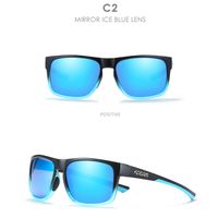 Casual Sports Solid Color Pc Square Full Frame Men's Sunglasses sku image 5