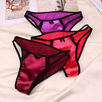 Solid Color Stereotype Seamless Low Waist Briefs Panties main image 5