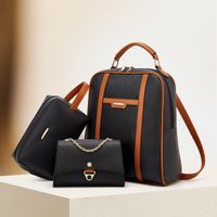 Color Block Casual Daily Women's Backpack main image 1