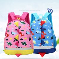 Solid Color Casual Daily Kids Backpack main image 1