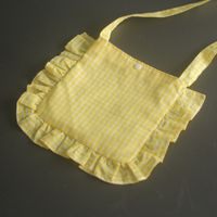 Women's Cotton Solid Color Cute Square Open Shoulder Bag sku image 3