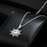 Simple Style Sun Copper Plating 18k Gold Plated Necklace main image 7