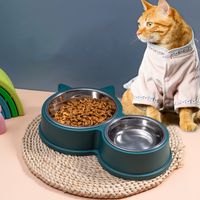 Simple Style Classic Style Pp Color Block Pet Tableware main image 1