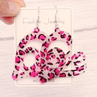 1 Pair Romantic Simple Style Letter Heart Shape Stainless Steel Arylic Drop Earrings main image 4