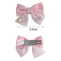 Women's Sweet Simple Style Bow Knot Gauze Hair Clip main image 2