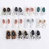 Kid's Casual Stripe Leopard Round Toe Toddler Shoes main image 1