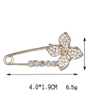 Sweet Flower Bow Knot Alloy Plating Women's Brooches sku image 1