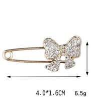 Sweet Flower Bow Knot Alloy Plating Women's Brooches sku image 4