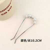 Fashion Butterfly Alloy Inlay Artificial Crystal Artificial Pearls Insert Comb sku image 4