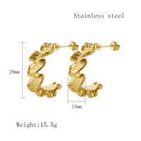 1 Pair Elegant Vintage Style Geometric Plating Inlay 304 Stainless Steel Artificial Pearls Rhinestones 18K Gold Plated Ear Studs sku image 3