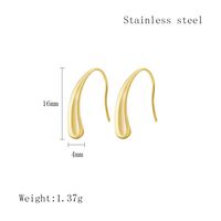 1 Pair Elegant Vintage Style Geometric Plating Inlay 304 Stainless Steel Artificial Pearls Rhinestones 18K Gold Plated Ear Studs sku image 1