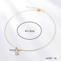 Simple Style Heart Shape Copper 18k Gold Plated Zircon Pendant Necklace In Bulk main image 10