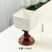 Casual Vacation Solid Color Porcelain Ceramic Cup 1 Piece sku image 1