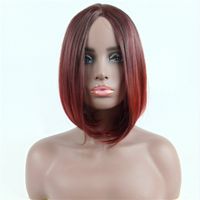 Women's Sweet Simple Style Holiday Home High Temperature Wire Centre Parting Long Straight Hair Wigs main image 5