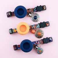 Vintage Style Polyester Color Block Pet Collar main image 1