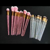 Simple Style Classic Style Color Block Plastic Makeup Brushes 1 Set main image 1