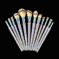 Simple Style Classic Style Color Block Plastic Makeup Brushes 1 Set sku image 10