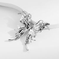 Vintage Style Simple Style Moon Butterfly Alloy Plating Zircon Unisex Brooches 1 Piece sku image 3