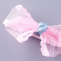 Girl's Sweet Bow Knot Cloth Handmade Net Yarn Hair Clip main image 5