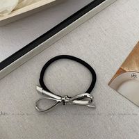 Women's Casual Simple Style Bow Knot Alloy Plating Hair Clip Hair Band Hair Tie sku image 1