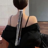 Women's Elegant Glam Tassel Alloy Rhinestone Plating Hair Clip main image 1