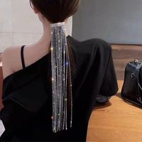 Women's Elegant Glam Tassel Alloy Rhinestone Plating Hair Clip main image 4