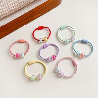 Kid'S Cute Simple Style Geometric Arylic Rubber Band Hair Tie main image 1
