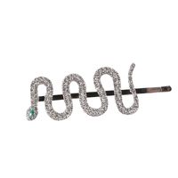 Women's IG Style Simple Style Snake Alloy Inlay Rhinestones Hair Clip main image 3