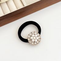 Femmes Style Simple Géométrique Nylon Incruster Perles Artificielles Strass Attache-Cheveux sku image 11
