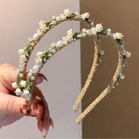 Women's Fairy Style Sweet Flower Alloy Inlay Artificial Pearls Hair Band main image 1