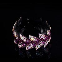 Women's Elegant Glittery Rhinestone Hair Clip sku image 12