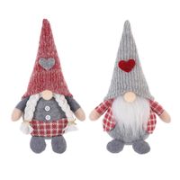 Cute Doll Heart Shape Polyester Ornaments Artificial Decorations main image 4