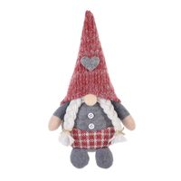 Cute Doll Heart Shape Polyester Ornaments Artificial Decorations sku image 2