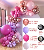 Sweet Solid Color Plastic Wedding Party Birthday Balloons main image 5