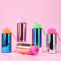 Chinoiserie Casual Vacation Multicolor Stainless Steel Water Bottles 1 Piece main image 6