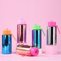 Chinoiserie Casual Vacation Multicolor Stainless Steel Water Bottles 1 Piece main image 5