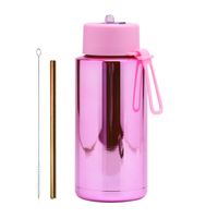 Chinoiserie Casual Vacation Multicolor Stainless Steel Water Bottles 1 Piece sku image 1