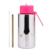 Chinoiserie Casual Vacation Multicolor Stainless Steel Water Bottles 1 Piece sku image 5