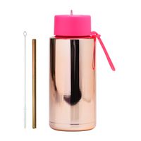 Chinoiserie Casual Vacation Multicolor Stainless Steel Water Bottles 1 Piece sku image 4