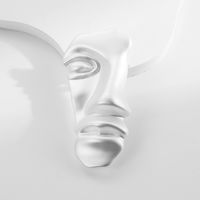 Vintage-stil Einfacher Stil Stern Herzform Maske Legierung Überzug Strasssteine Unisex Broschen 1 Stück sku image 4