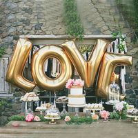 Valentine's Day Simple Style Letter Aluminum Film Daily Party Festival Balloons main image 6