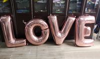 Valentine's Day Simple Style Letter Aluminum Film Daily Party Festival Balloons main image 4