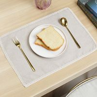 Casual Vacation Solid Color Polyester Fiber Placemat 1 Piece sku image 5
