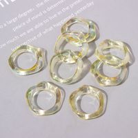Simple Style Solid Color Resin Women's Rings sku image 12